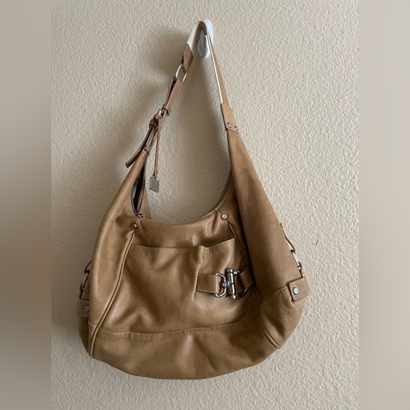 Nouvedive Leather, Carmel Large Purse, Handbag, Satchel beautiful silver accents - Picture 6 of 16